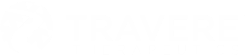 Logo for Travere Therapeutics, featuring the company name and a circle containing a winding path
